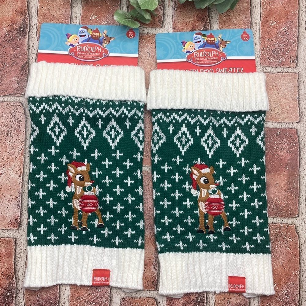 Did Pet Cozy Holiday Sweaters Christmas 2-Pack Size XS
